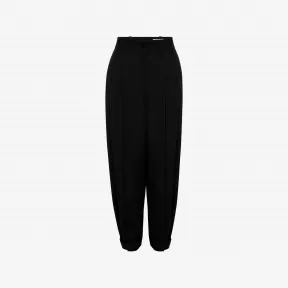 亚历山大麦昆/Alexander McQueen 女士阔腿裤军装绿色 730067QJACF3003