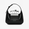亚历山大麦昆/Alexander McQueen 女士Jewelled Hobo迷你手袋复古粉 731136DYTAB5618