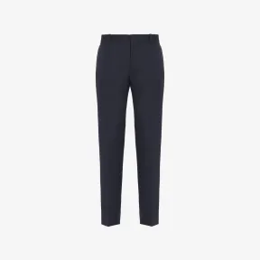 亚历山大麦昆/Alexander McQueen 男士海军蓝精裁烟管裤 735205QVU634100 
