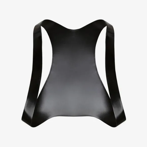 亚历山大麦昆/Alexander McQueen 男士黑色皮背带 736752Q5LIO1000 
