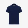 亚历山大麦昆/Alexander McQueen 男士Harness Polo衫靛蓝色 741391QVX334110