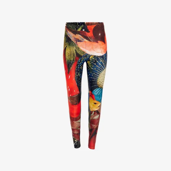 亚历山大麦昆/Alexander McQueen 女式多色 Hieronymus Bosch 打底裤 745322QZAJB9101 