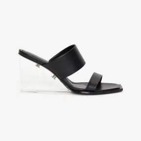 亚历山大麦昆/Alexander McQueen 女士黑色 Shard 凉鞋 746243WIDQ01000 