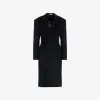 亚历山大麦昆/Alexander McQueen 男士黑色宽肩合身大衣 754184QVV701000 754184QVV701000