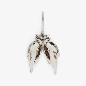 亚历山大麦昆/Alexander McQueen 女士古董银解剖兰花棒状耳环 768030J811K1446 813147904