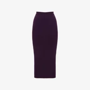 亚历山大麦昆/Alexander McQueen 女式夜色罗纹铅笔裙 768608Q1A654299 768608Q1A654299