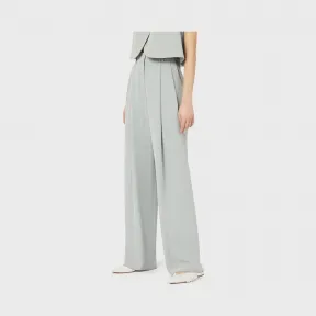 安普里奥·阿玛尼/Emporio Armani 微型人字纹面料松身裤 | 女 13443801av