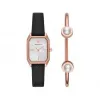 Emporio Armani 24 mm 不锈钢 石英机芯 女士 腕表 AR80068SET