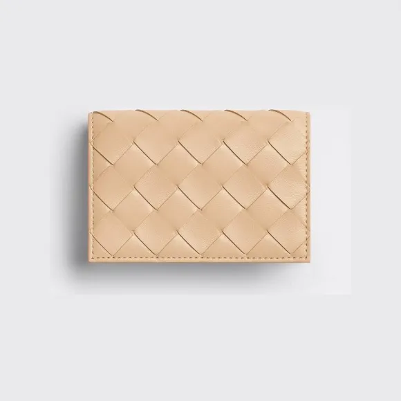 葆蝶家/Bottega Veneta ALMOND 女款 名片盒 667141VCPP32700