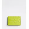 葆蝶家/Bottega Veneta 柠檬奇异果绿 羊皮革/牛皮革 女士 名片卡包 667141VCPP37302
