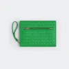 葆蝶家/Bottega Veneta 鹦鹉绿 100% 牛皮革 男士 classic intrecciato编织旅行包 693675V0E513724