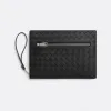 葆蝶家/Bottega Veneta 黑色 100% 牛皮革 男士 classic intrecciato编织旅行包 693675V0E518803