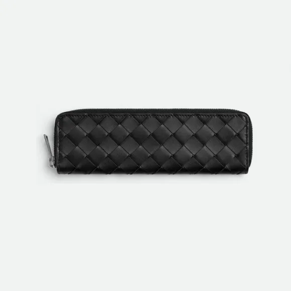 葆蝶家/Bottega Veneta Intrecciato编织纤薄笔袋 730023VCPQ48803