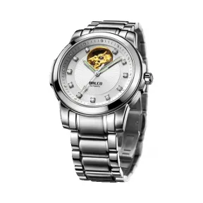 拜戈/Balco 不锈钢表壳 旋入式透视后盖 机械 自动机械机芯 男表 1010AL2576