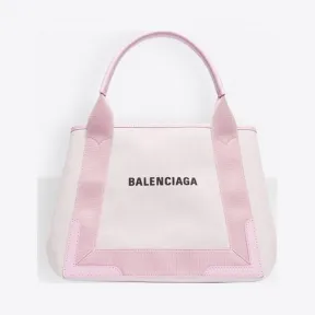 巴黎世家/Balenciaga NATUREL/OLD ROSE 海军蓝小号手提包 45481553sb