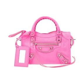 巴黎世家/Balenciaga 粉红色 羊皮 手提包 390160-DL44N-5660