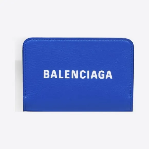 巴黎世家/Balenciaga ‎男士‎ ‎BLUE / WHITE ‎ ‎日常款信用卡零钱包 ‎ | Balenciaga 505049-DLQHN-4265