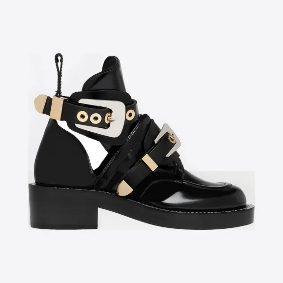 巴黎世家/Balenciaga ‎女士‎ ‎黑色 ‎ ‎Ceinture及踝靴 ‎ | Balenciaga 525281-WART0-1000