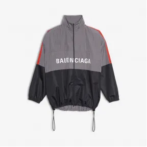 巴黎世家/Balenciaga ‎男士‎ ‎象色 ‎ ‎拉链Logo夹克 ‎ | Balenciaga 534317-TDO05-1408