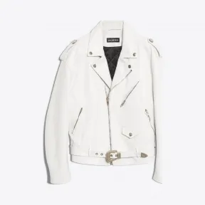 巴黎世家/Balenciaga ‎男士‎ ‎白色 ‎ ‎机车夹克 ‎ | Balenciaga 534864-TYH15-9007
