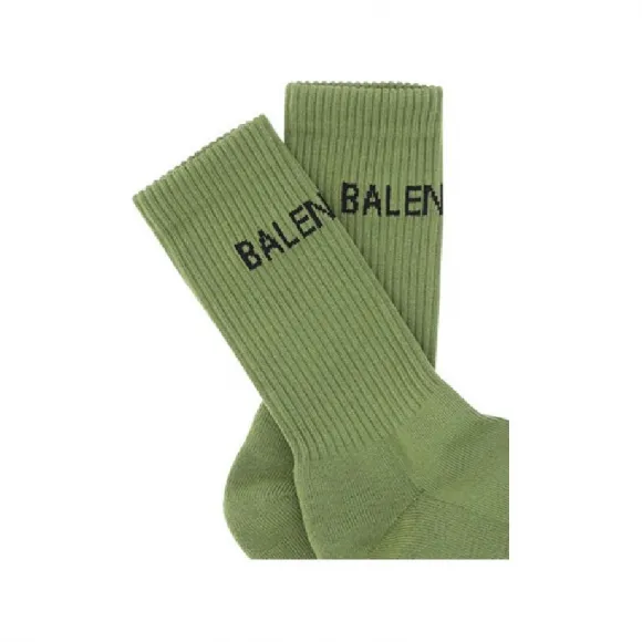 巴黎世家/Balenciaga 绿色 80% 棉 18% 尼龙 2% 弹性纤维 袜子 540615372B42962