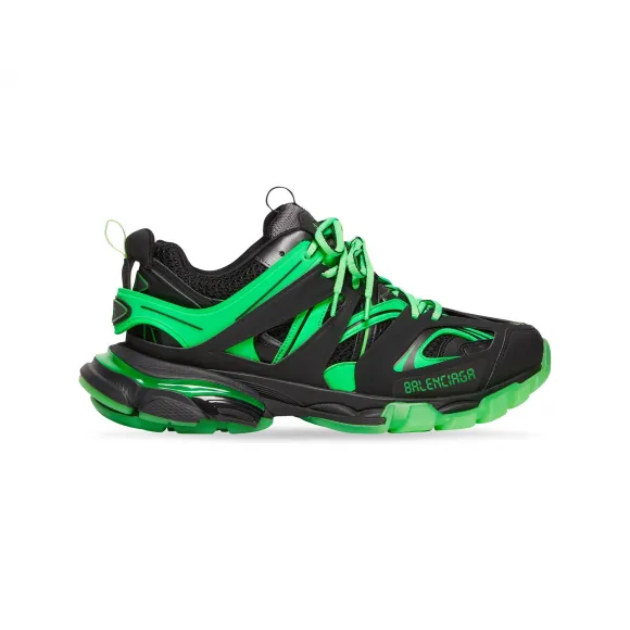 BALENCIAGA TRACK 夜光 42 Balenciaga スニーカー 男性 ファブリック 青/オレンジ | B-Exit – B