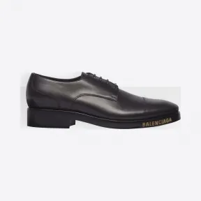 巴黎世家/Balenciaga 黑色 柔软德比鞋 11663221ja