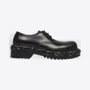 巴黎世家/Balenciaga ‎女士‎ ‎黑色 ‎ ‎系带德比鞋 ‎ | Balenciaga 549975-WA6E0-1000