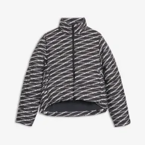 巴黎世家/Balenciaga 灰色 字母图案C形羽绒夹克 41896986qd