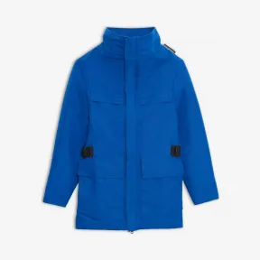 巴黎世家/Balenciaga 蓝色 伪装式风格派克大衣 41909102uq