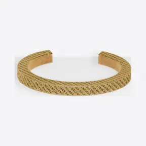 巴黎世家/Balenciaga  Precious品牌标识手镯 50231407xu