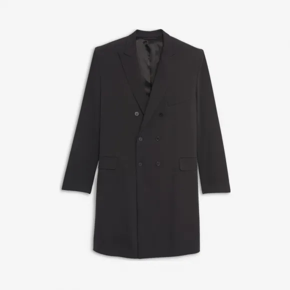 巴黎世家/Balenciaga 黑色 方肩大衣 41909107lx