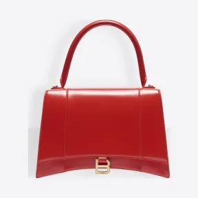 巴黎世家/Balenciaga 红色 Hourglass中号手提包 45481215gu