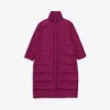 巴黎世家/Balenciaga 深紫红色 长款薄棉大衣 41922347xv