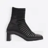 巴黎世家/Balenciaga 黑色 60毫米机车短靴 11760652ua