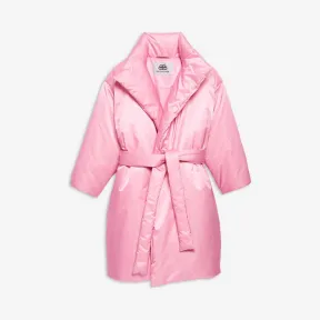 巴黎世家/Balenciaga 粉色 夹棉裹身大衣 41922428ix