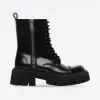 巴黎世家/Balenciaga 女士 TRACTOR 20MM系带靴子 617420WA8E91000