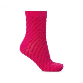 巴黎世家/Balenciaga 粉红色 73% 棉 25% 聚酰胺 2% 弹性纤维 高筒袜 6177663A0B15574