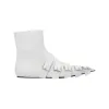 巴黎世家/Balenciaga 白色 100% 小牛皮 踝靴 643140WA8FE9081