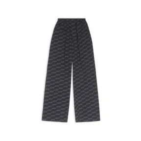 巴黎世家/Balenciaga Women's Bb Monogram Pyjama Pants in Black 659026TML351269