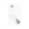 巴黎世家/Balenciaga 白色 100％纯棉 提花袜 659279472B49060