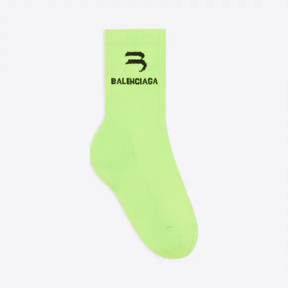 巴黎世家/Balenciaga 男士 SPORTY B运动袜 6592794A8B43760
