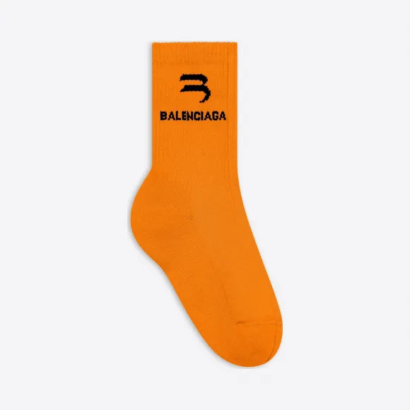 巴黎世家/Balenciaga 男士 SPORTY B运动袜 6592794A8B47560