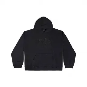 巴黎世家/Balenciaga Cities Paris Hoodie Oversized连帽卫衣 在 黑 674986-TLVL8-1069