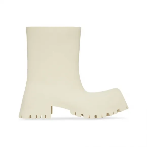 巴黎世家/Balenciaga Men's Trooper Rubber Boot in Beige 680660W0FO82000