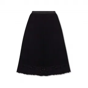 巴黎世家/Balenciaga 黑色 96% 人造丝 3% 尼龙 1% 弹性纤维 喇叭裙 681977T51691000