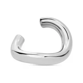 巴黎世家/Balenciaga Women's Loop Cuff in Silver 696118TZ76S0926