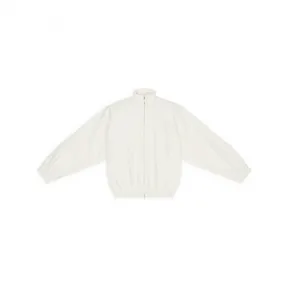 巴黎世家/Balenciaga Sporty B Oversized Tracksuit Jacket in White 706440TKO489000