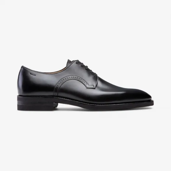 巴利/Bally 黑色皮革系带德比鞋 6193768