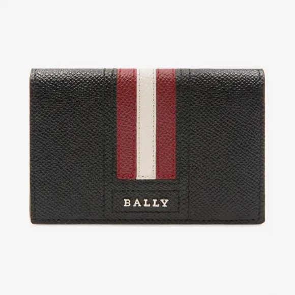 巴利/Bally 黑色牛皮卡片夹 6218025